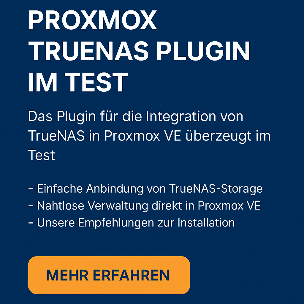Proxmox + TrueNAS Plugin — Hands-On Test & Setup