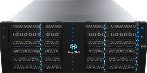TrueNAS V160 chassis – 4U dual-controller storage